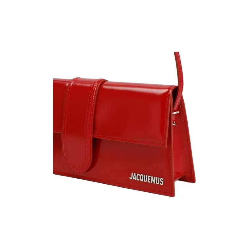 Jacquemus Le Bambino Long Logo Plaque Shoulder Bag-3