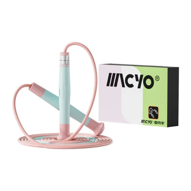 MACYO Fitness Training Non Countable Jump Ropes Students PVC Rubberized Cord PP+Silicone Controller-4