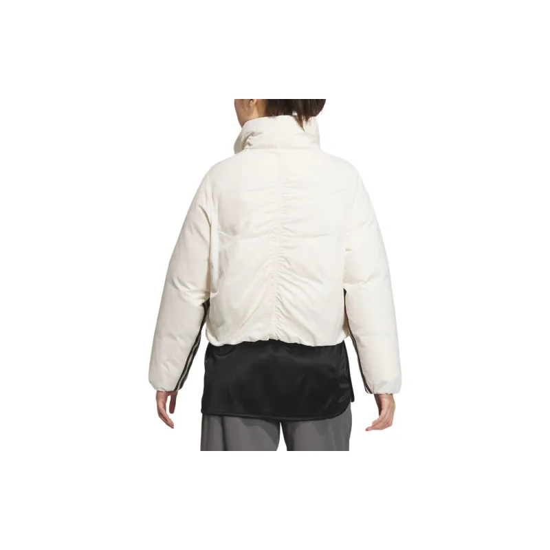 Adidas Originals FW24 NON QUILTING SHORT DOWN Jackets Coats Women's Wonder White-2