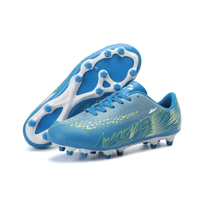 Kuding Soccer Shoes Unisex Low Top White-10