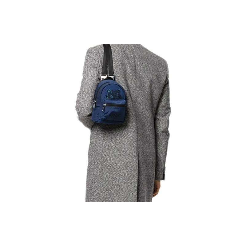 KENZO Nylon Backpack Unisex Dark Blue-2