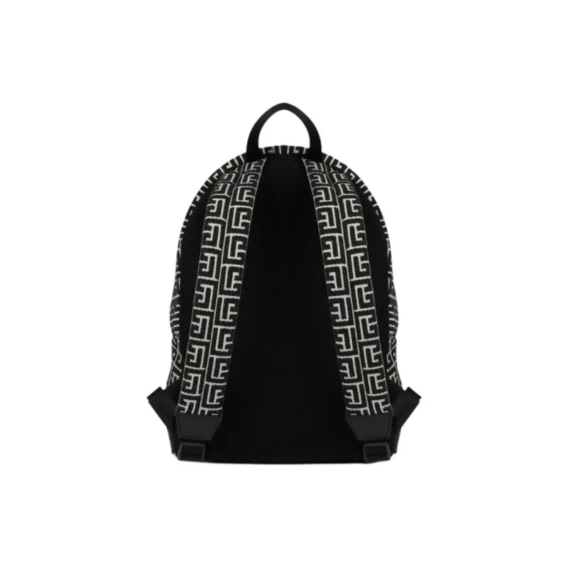 BALMAIN Cotton Backpack Men's Black-2