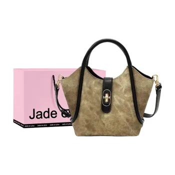 Jade En Plus PU Handbag Crossbody Bag Regular Women's Khaki