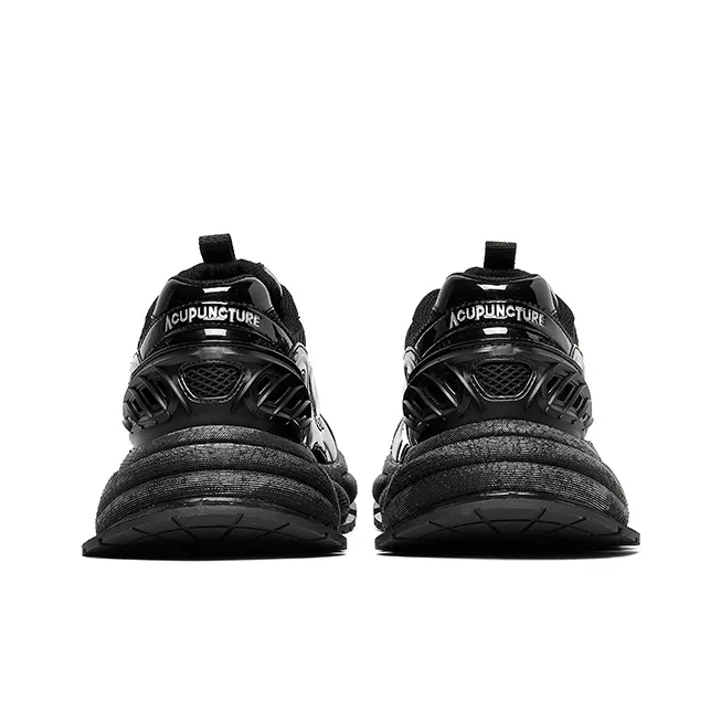 Acupuncture Cushioning Abrasion Resistant Lightweight Breathable Slip Resistant Low Top Chunky Sneakers Unisex-3