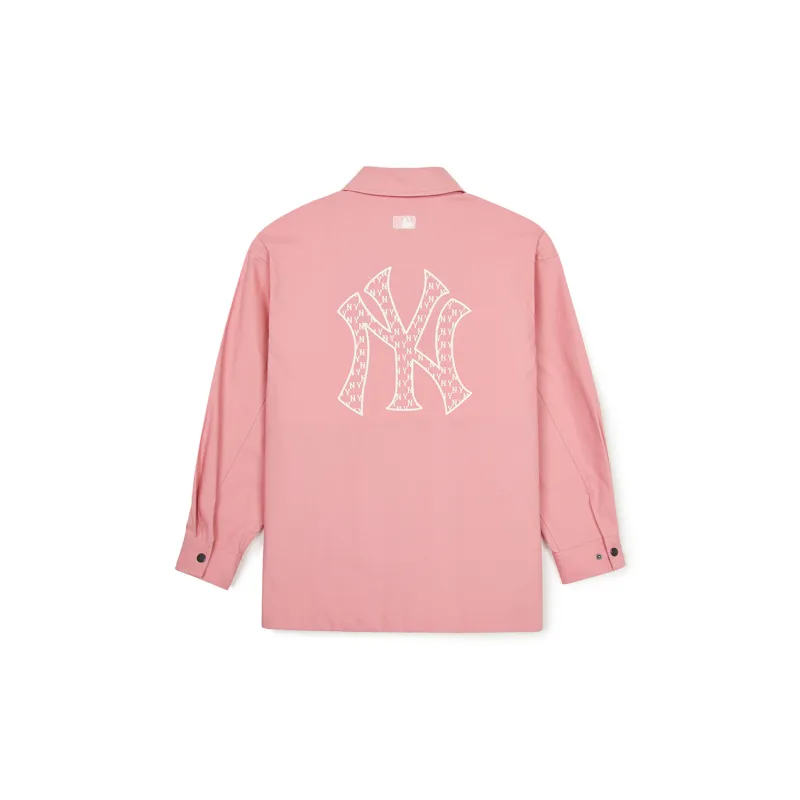 MLB Monogram Collection New York Yankees Shirt Unisex Pink-1