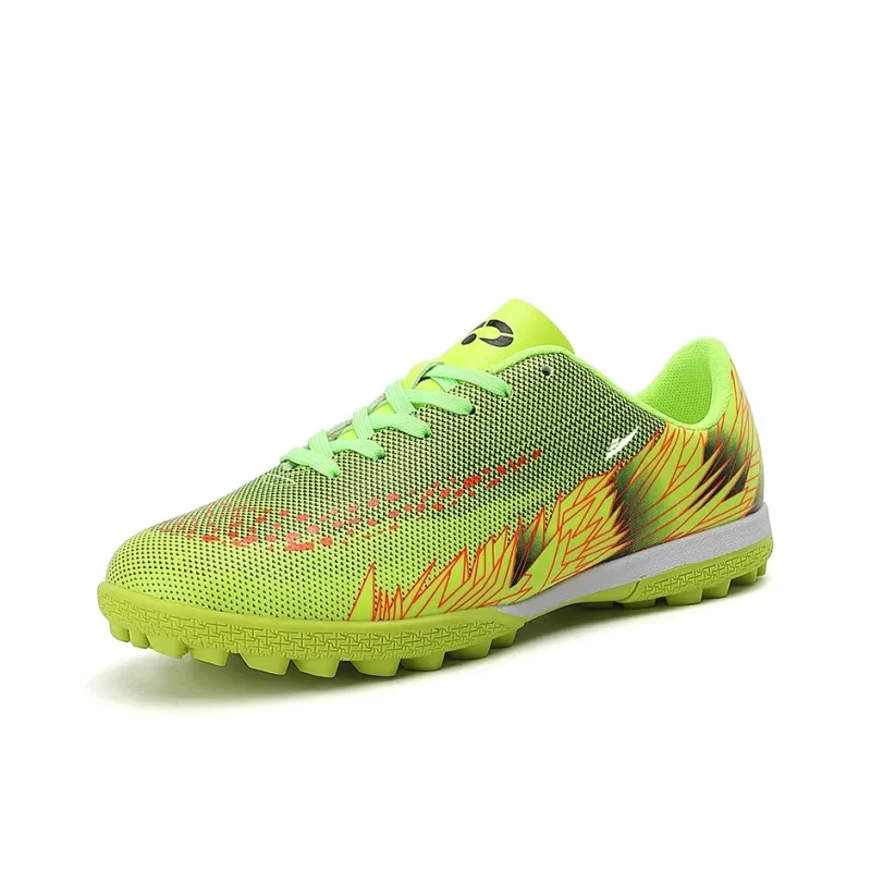 Kuding Soccer Shoes Unisex Low Top White-5