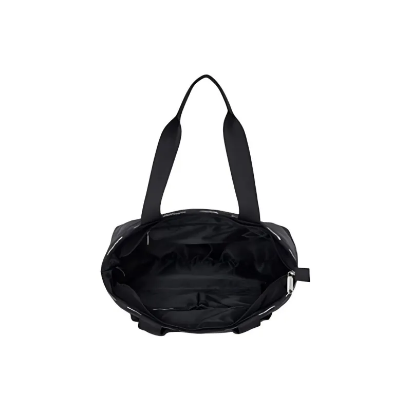 Skechers Fabric Tote Bag Shopping Bag Handbag Shoulder Bag Small Size Unisex Black-3