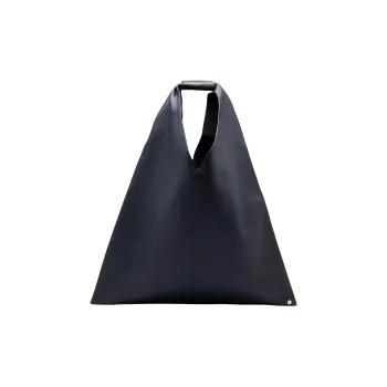 MM6 Maison Margiela Cow Leather Handbag Unisex Black