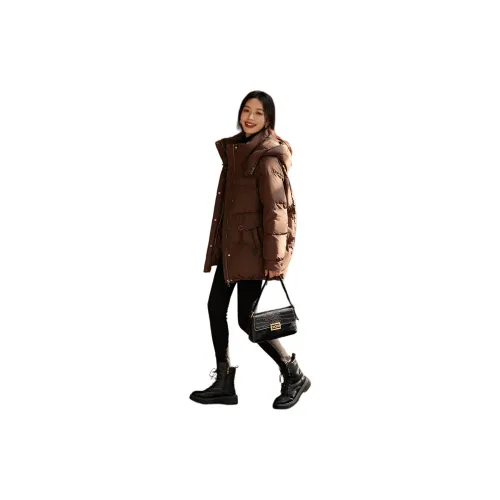 Mo Han Yi Mei Down Jackets Women's Coffee