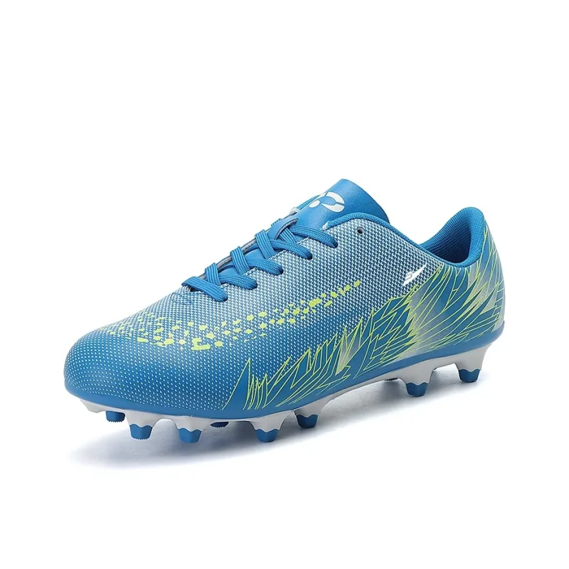 Kuding Soccer Shoes Unisex Low Top White-9
