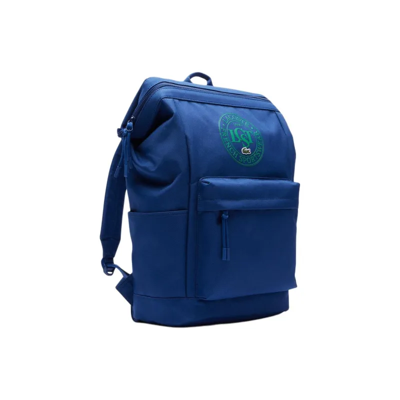 LACOSTE Recycled Fabric Backpack Men's Blue-1