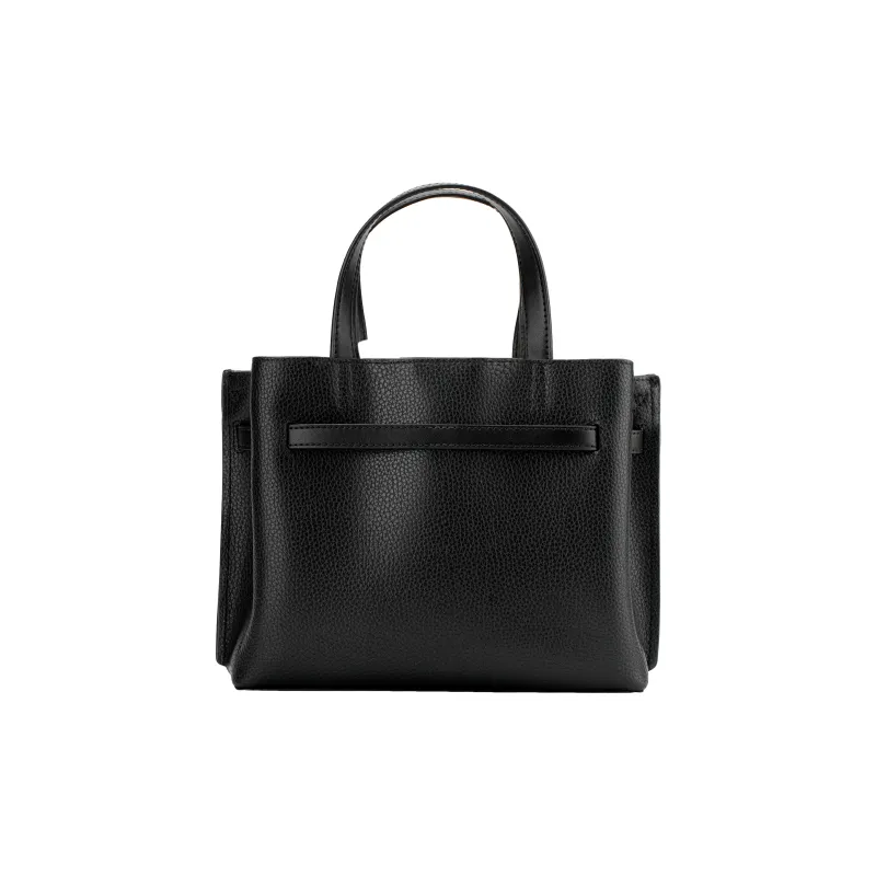 MICHAEL KORS Cow Split Leather Tote Bag Shopping Bag Crossbody Handbag Small Size Women's Black-5