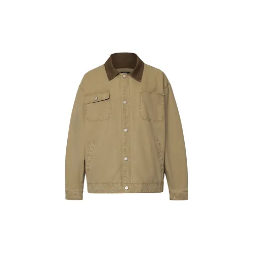 GTRG Denim Jackets Unisex Khaki