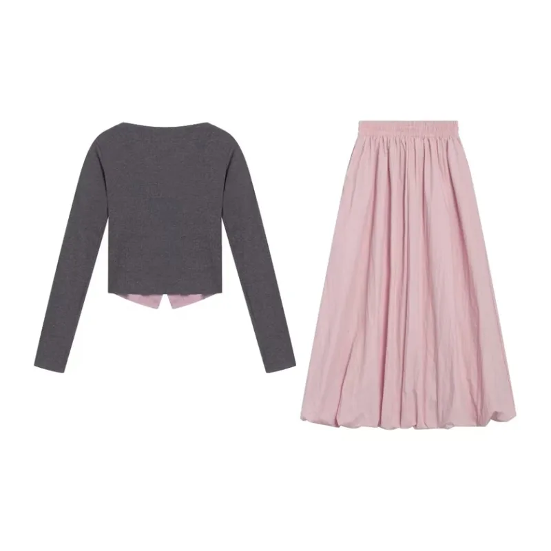 JOSR Two Piece Skirt Sets Women's-1
