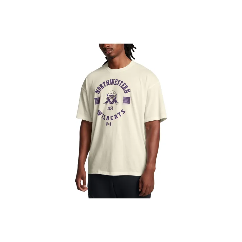 Under Armour GamedayCollegiate T-Shirt Men White-3