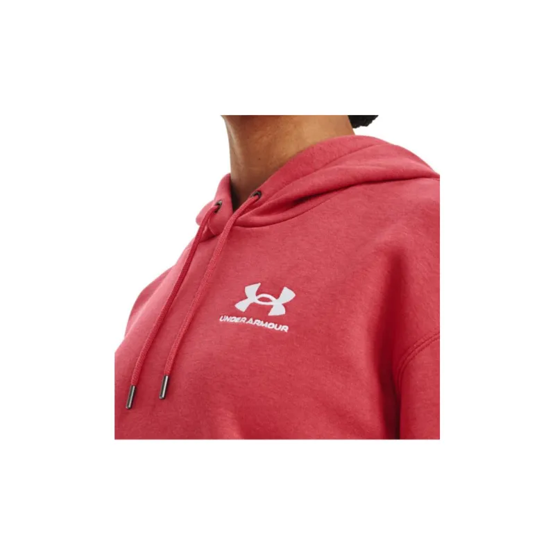 Under Armour Essential Sweatshirts Women's Red-5