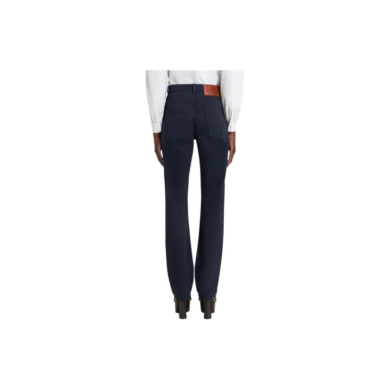 ETRO Floral stripes Straight leg Jeans-4
