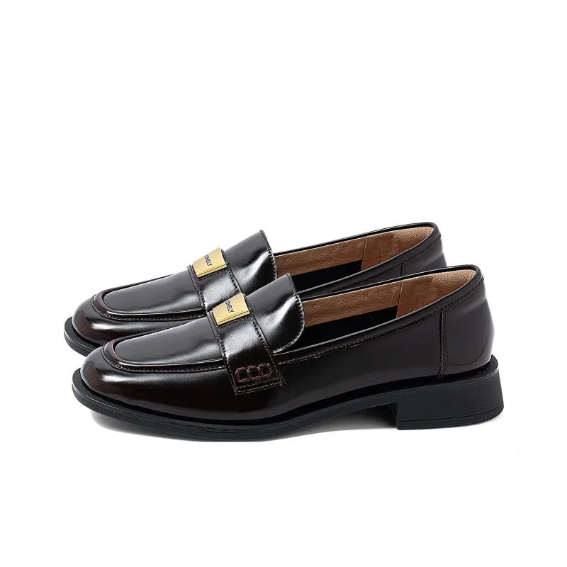 COMELY Loafers Women's Black/Coffee-9