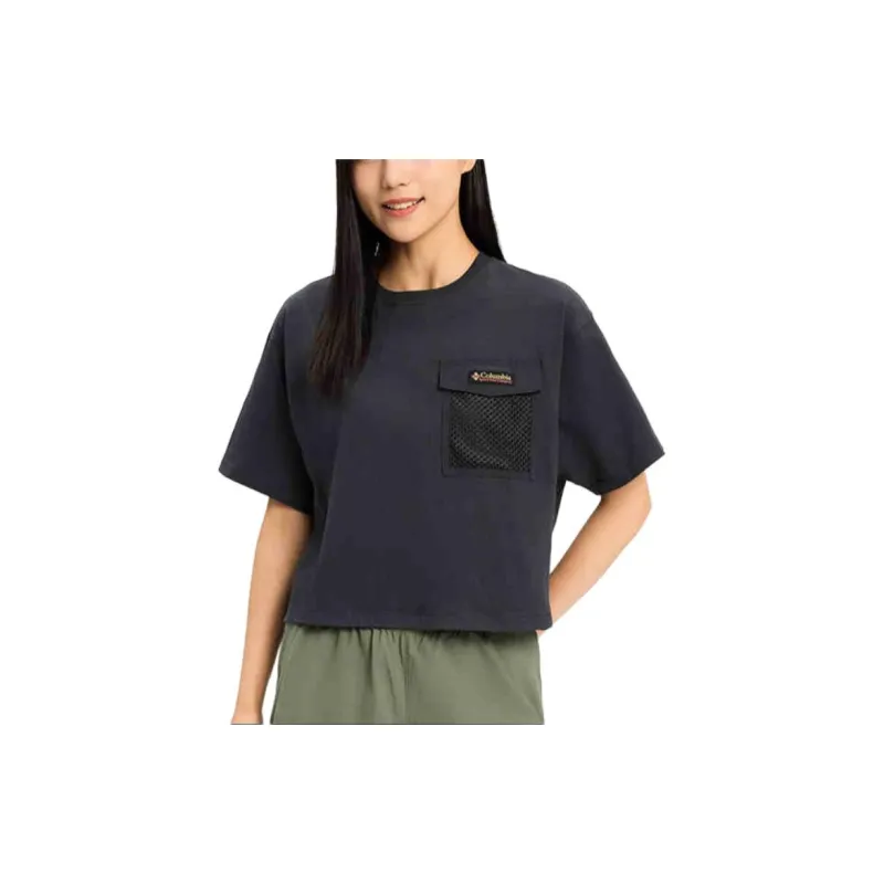 Columbia Painted Peak T-Shirts Women's Black-2