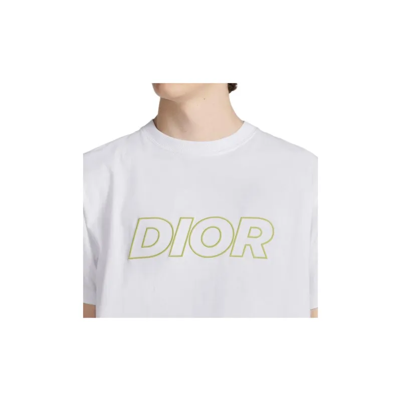 DIOR T Shirts Men White-5
