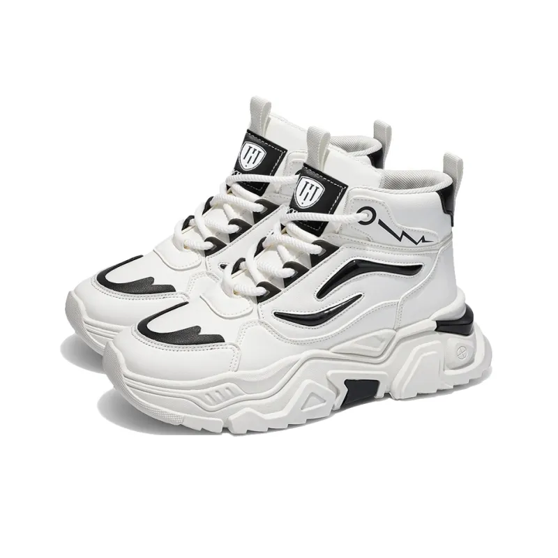HACKBUTEER Limited Box High Top Chunky Sneakers Men's-22