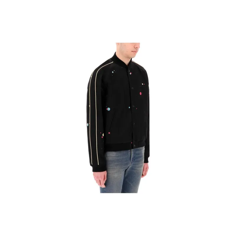 SAINT LAURENT SS23 Jackets Coats Men's Black-6