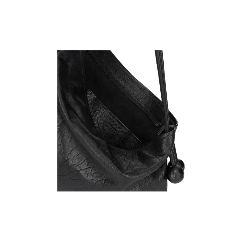 MARNI Sheepskin Shoulder Bag Small Size Women's Black-3