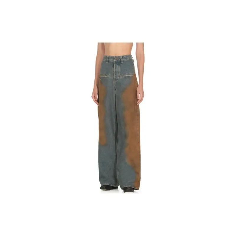 UMA WANG Jeans Women's Blue-3