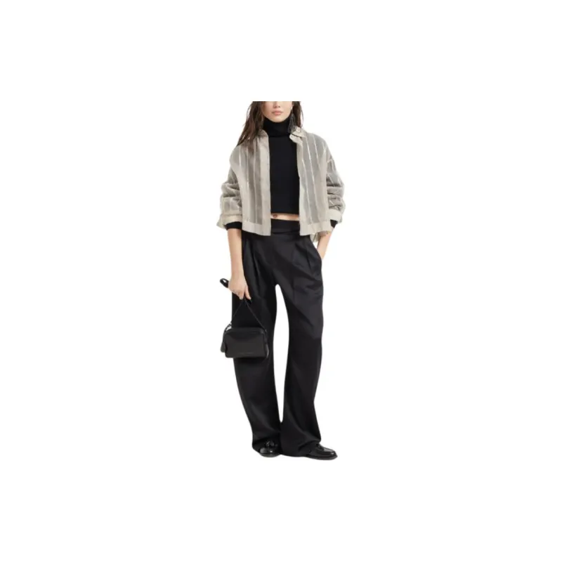 Brunello Cucinelli Dazzling Striped Crispy Shirt-2