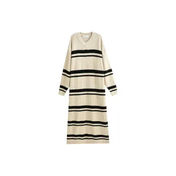 Same Language Nightgown Women's Apricot Velvet Feather