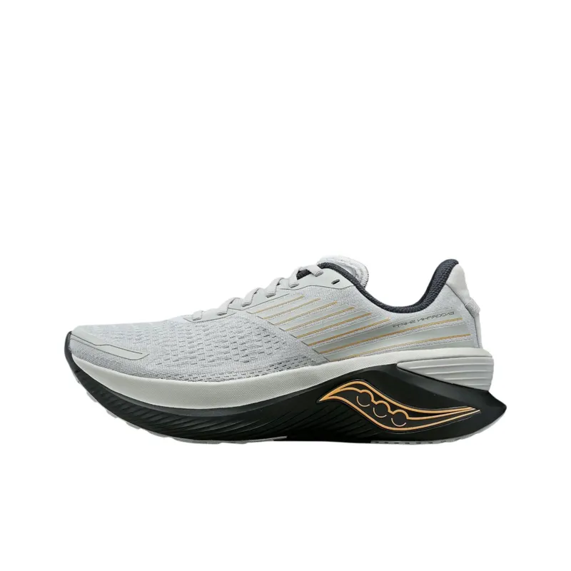 Saucony Endorphin Shift 3 Anti Slip Wear Resistant Low Top Casual Running Shoes Men's Concrete Gray-0