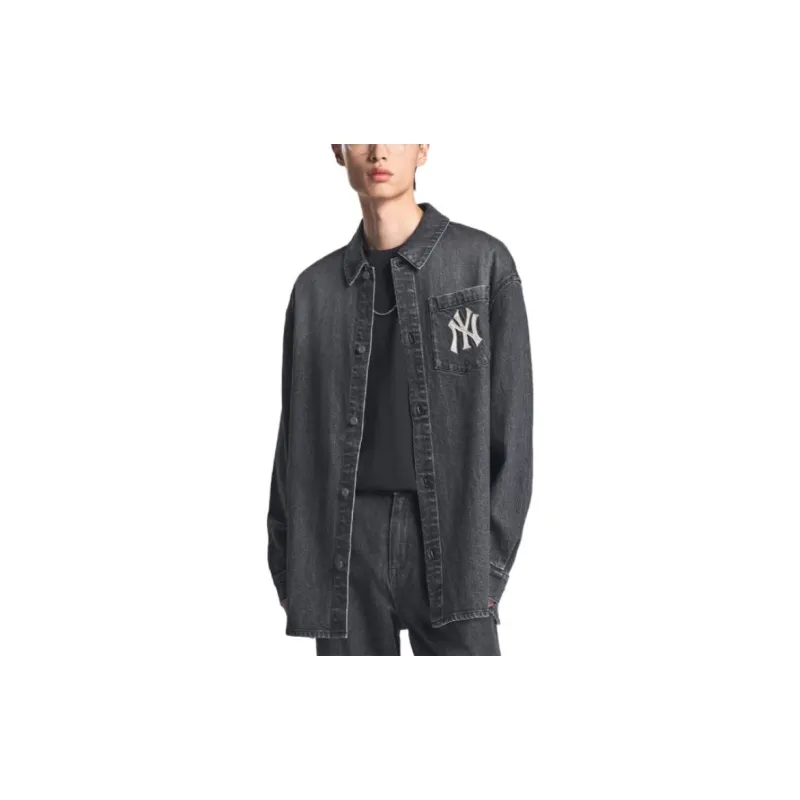 MLB New York Yankees Shirt Unisex Black Gray Color-2