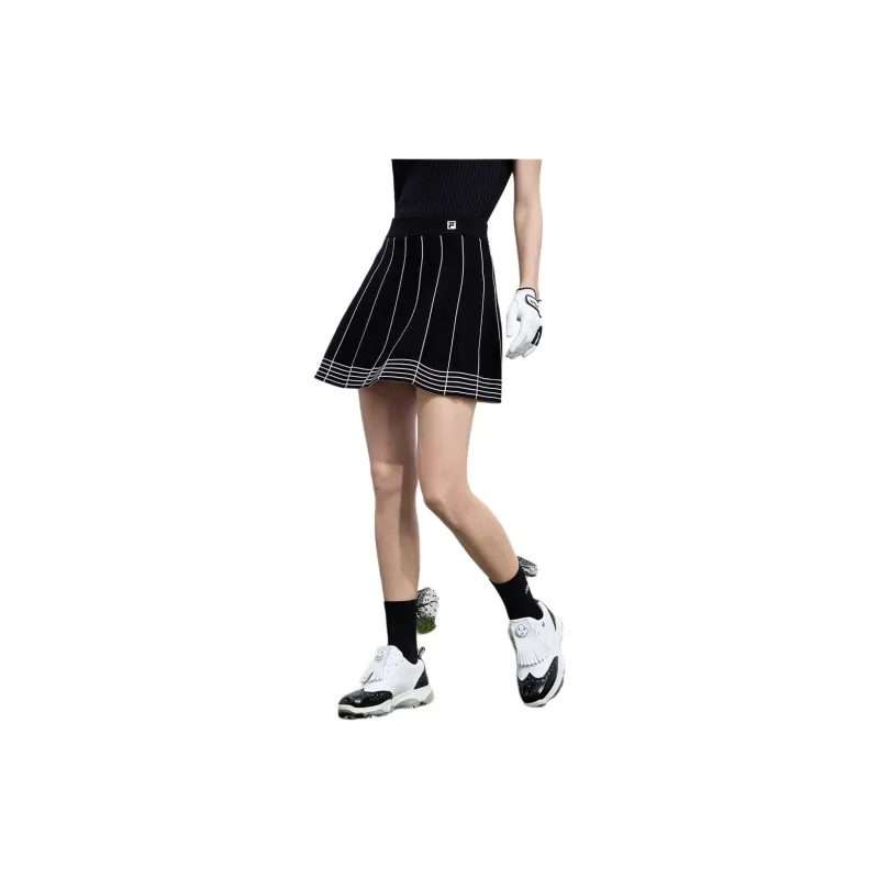 FILA Golf Series Casual Short Skirts Women's Black-5