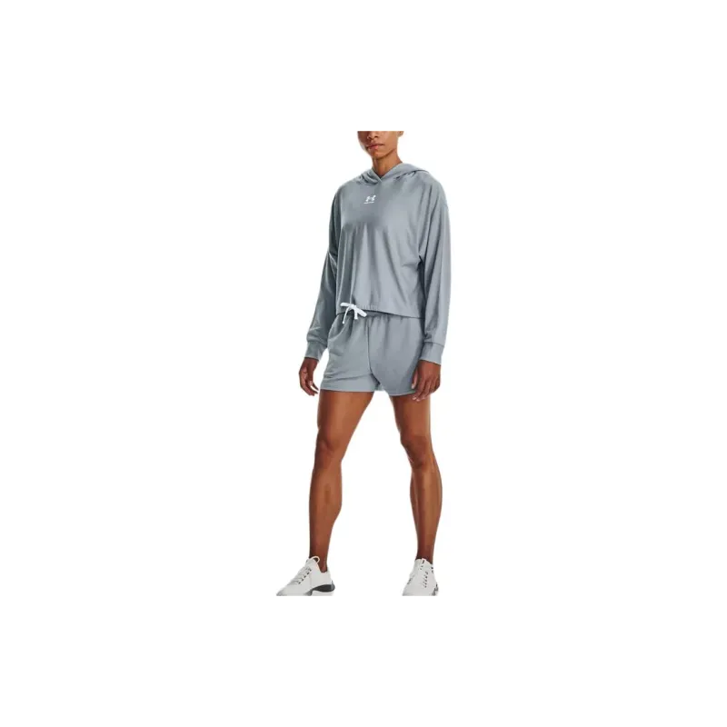 Under Armour Rival Sweatshirts Women's Harbor Blue-4