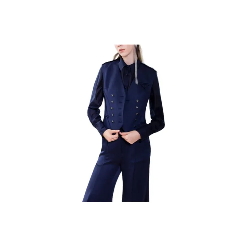 BESIONIA SS23 Casual Pants Women's Indigo-4