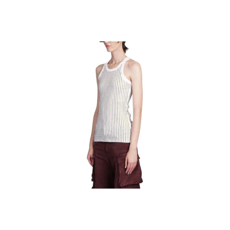 The Attico Crystal embellished Tank Top-3