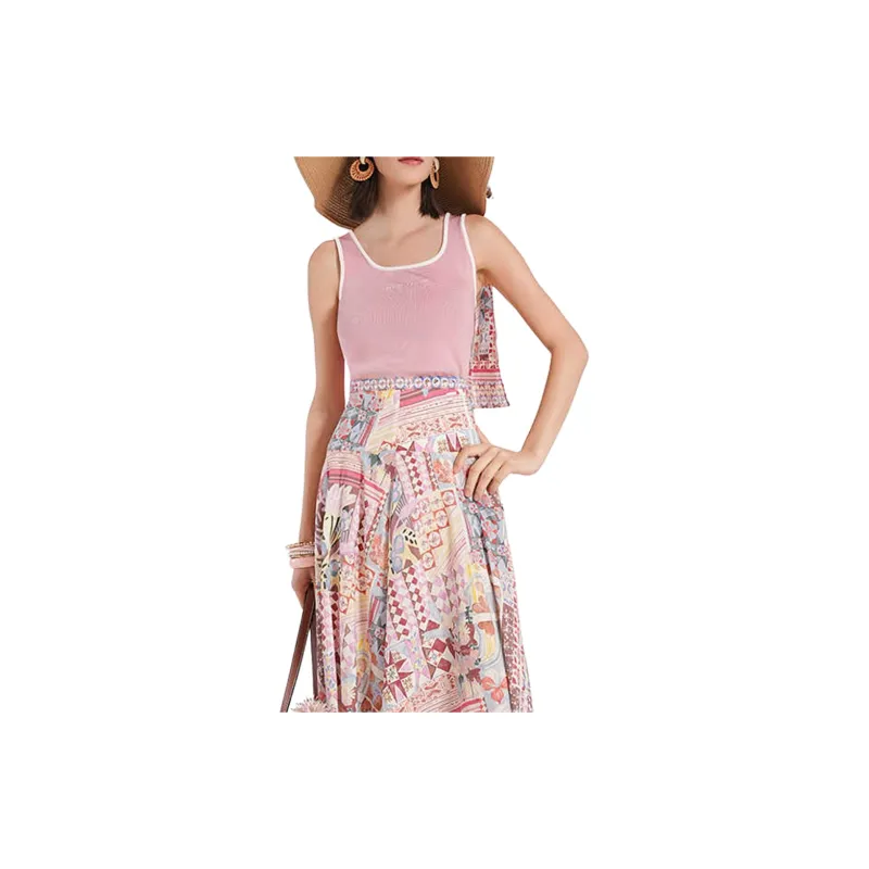 BESIONIA SS24 Tank Tops Women's Pink-2