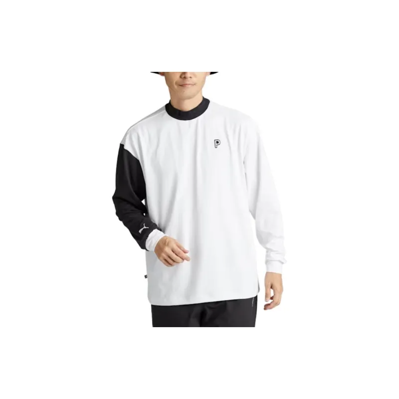 PUMA Golf StretchShirt T Shirt Men's White Light-2