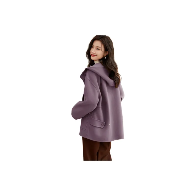 Mo Han Yi Mei Coat Women's Purple-1