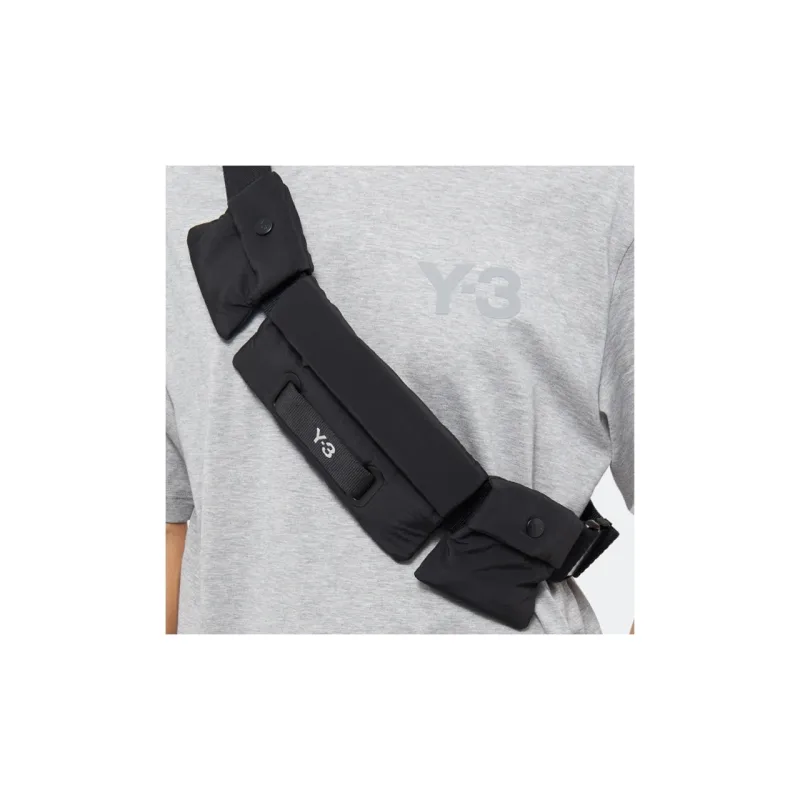 Y-3 Polyamide Fanny Pack Small Size Unisex Black-3