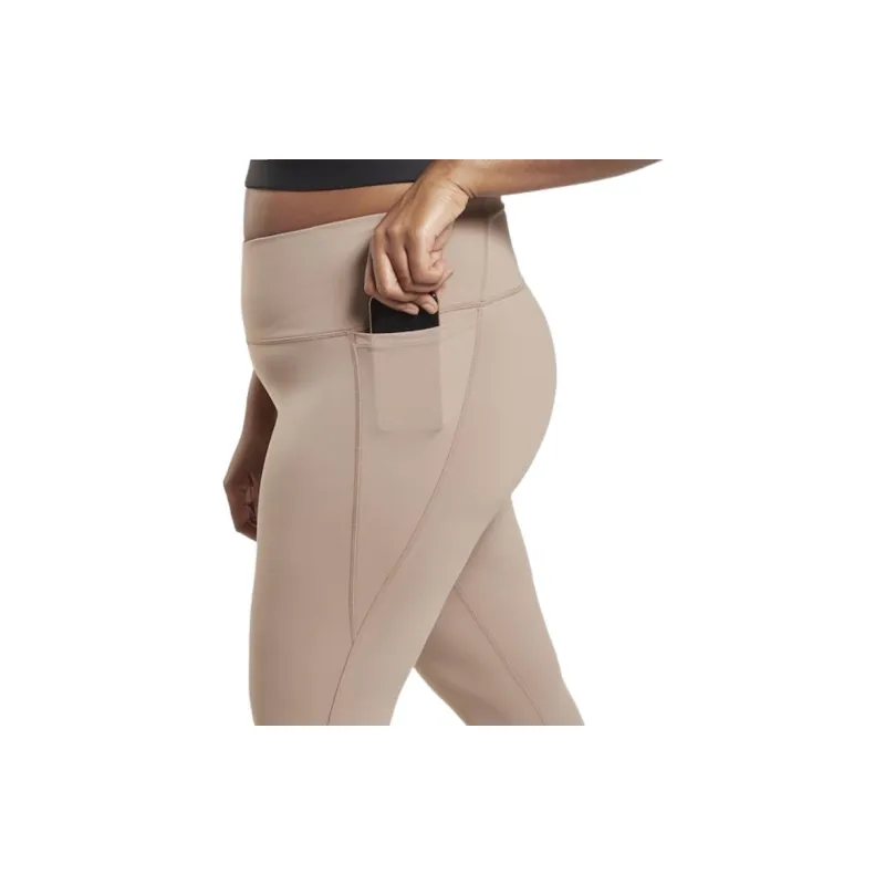 Reebok Lux High-Waisted Leggings Leggings Women's Taupe-1