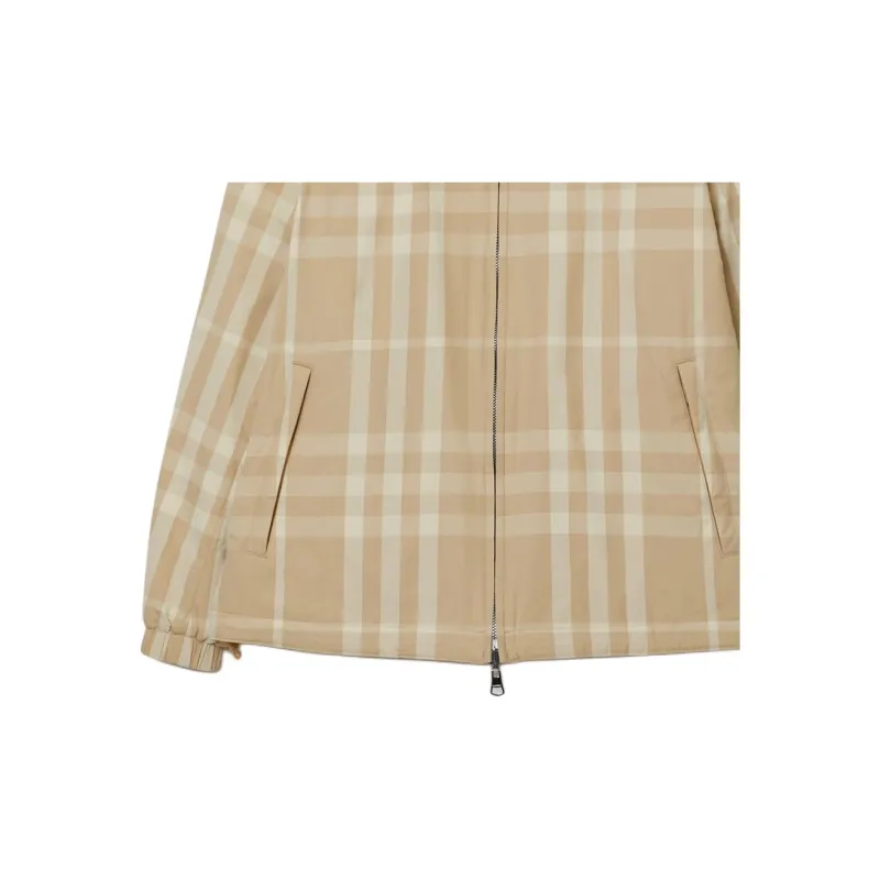 Burberry Vintage check Pattern Hooded Jacket-5