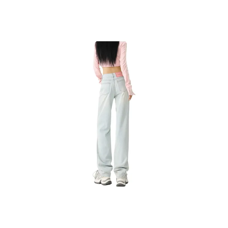 YINLEI Jeans Women's Moonlight Blue-2