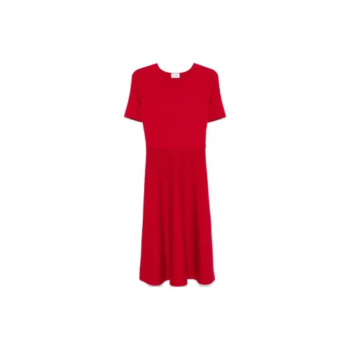 PAROSH Short-Sleeved Dresses Women's Bright Red