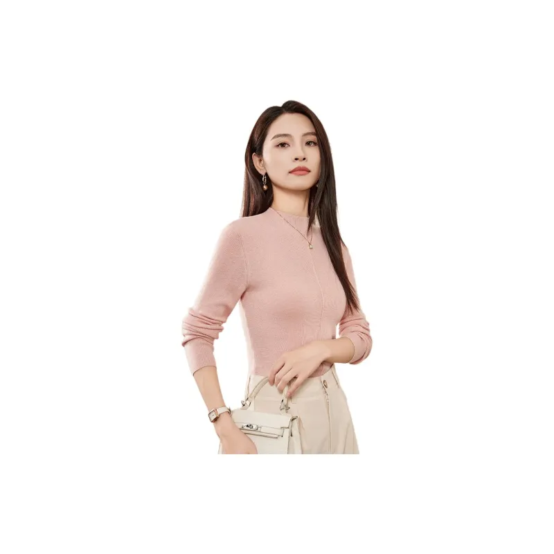 CARBAMMI Knitwear Women's New Light Pink-1