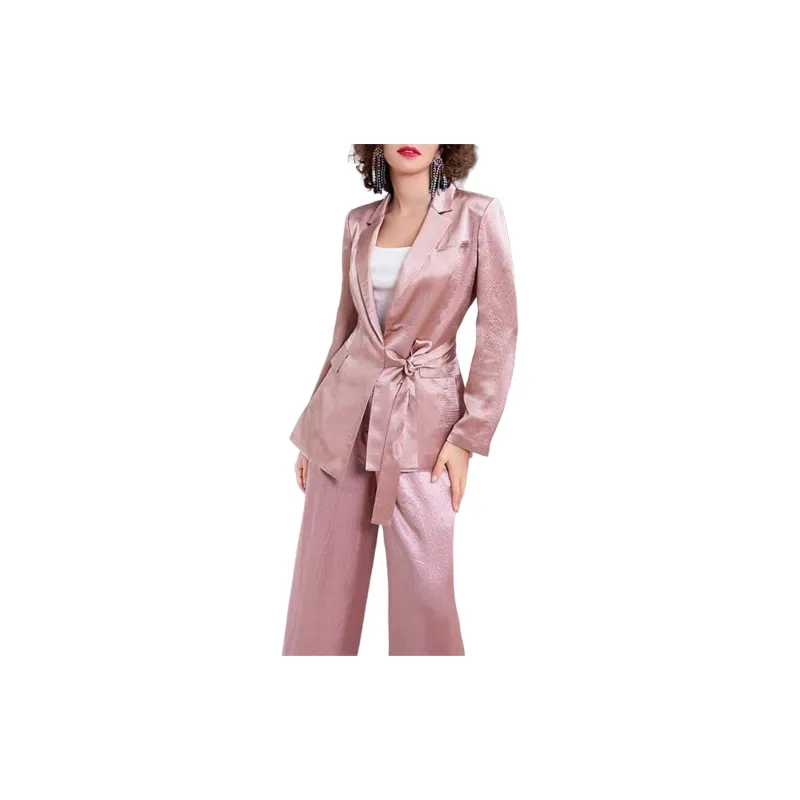 BESIONIA SS23 Casual Pants Women's Pink-3