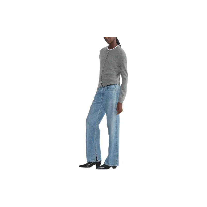 ARITZIA Denim Forum The '90s Lggy Lo-Rise Baggy Jean Jeans Women's Bl Crsd Ln/Medium Blue-3