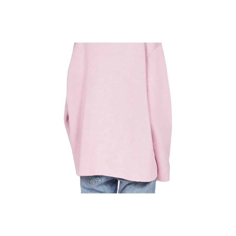 Balenciaga Languages Intarsia Knit Sweater Pink-5