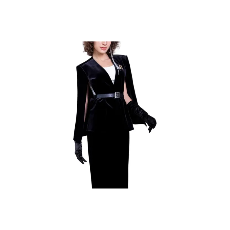 BESIONIA SS23 Cloaks Women's Black-3