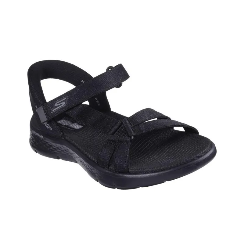 Skechers Go Walk Fle Beach Sandals Women's Black-2